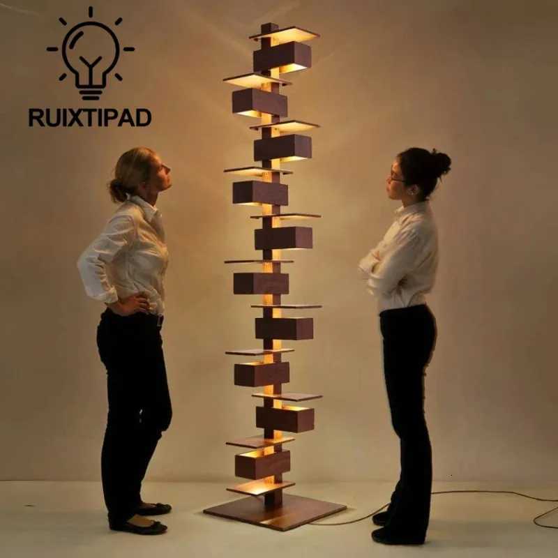 Taliesin Designer Floor Lamps Nordic Wood Living Rooms Bedrooms Hotels Villas Decor Artistic Standard Indoor Lighting Fixtures M251119