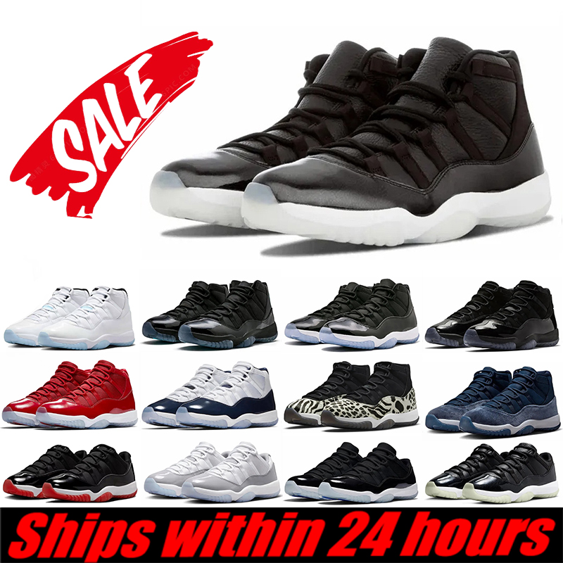 11 Basketball Shoes Men Women 11S Cherry Cool Cement Grey Concord Bred UNC Gamma Blue Midnight Navy DMP Space Trainers Sport Sneakers