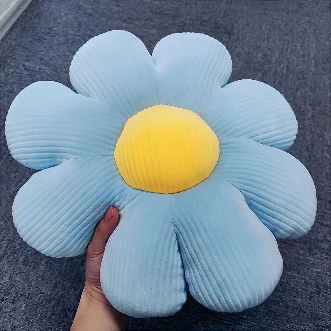 Cushion Flower Circular Shape Cloth With Soft Nap Office Classroom Chair Cushion Couch Bedroom Floor Winter ThickenM251119