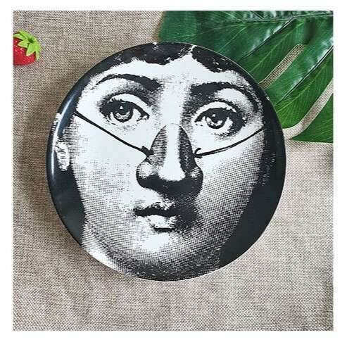 10inch Decorative Hanging Wall Decoration Dining Living Room Ornament Italian Famous Actress Ceramic Art Modern Creative Plate
