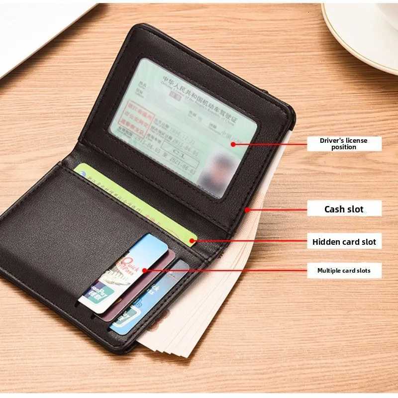 New in Portable Super Slim Soft Wallet PU Leather Mini Credit Card Wallet Purse Card Holders Men Wallet Thin Small Short WalletsT251119