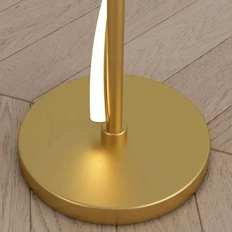 Modern Nordic Rotate Design Aluminum Material Floor Lamps Dimmable For Living Dining Room Bedroom Sofa Simple Stair Home M251119