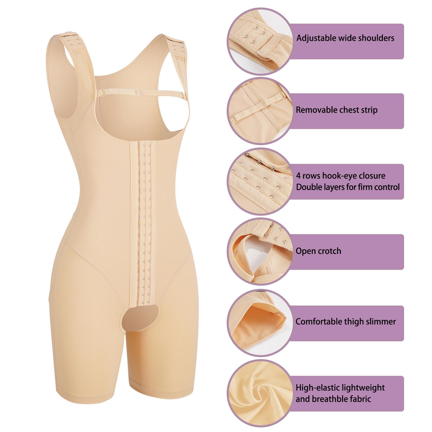 Sexy Bustier Corset Plus Size Body Shapewear Black Color Women Slimming Corset 3XL Waist Corset Body Shapewear Seamless Shaper Slimming Bodysuit Tummy