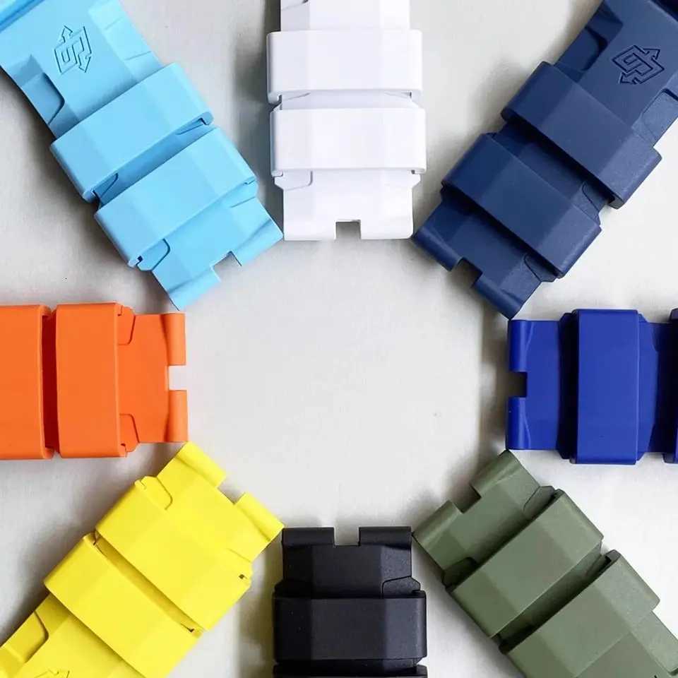 Fluor Rubber Strap for Panerai Luminor Submersible Lightning Edition PAM441 Waterproof Watch FKM Rubber Watch Band C251119