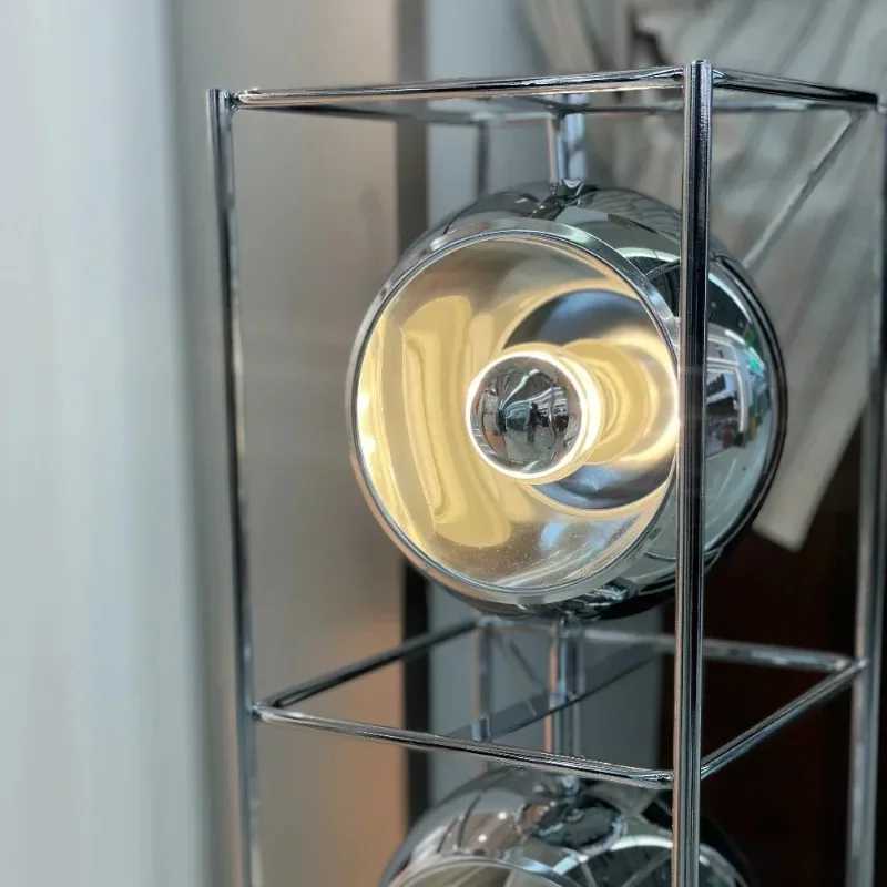 Bauhaus LED Metal Floor Lamp Modern Metal Chrome Floor Lamp For Living Room Bedroom Villa Art Corner Standing Lamp M251119