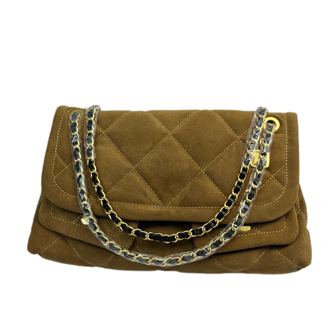 Brand Designer Women Bag Fashion Leather and Suede Reticule Shoulder Bags Handbag for Girl