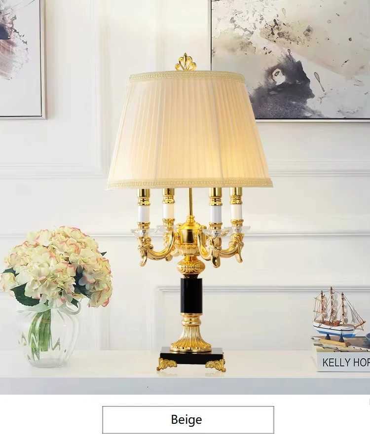 European Floor Lamp Luxury Lamp High-End Retro Villa Living Room Bedroom Decoration Black Crystal Upright Desk Lamp Bedside Lamp M251119