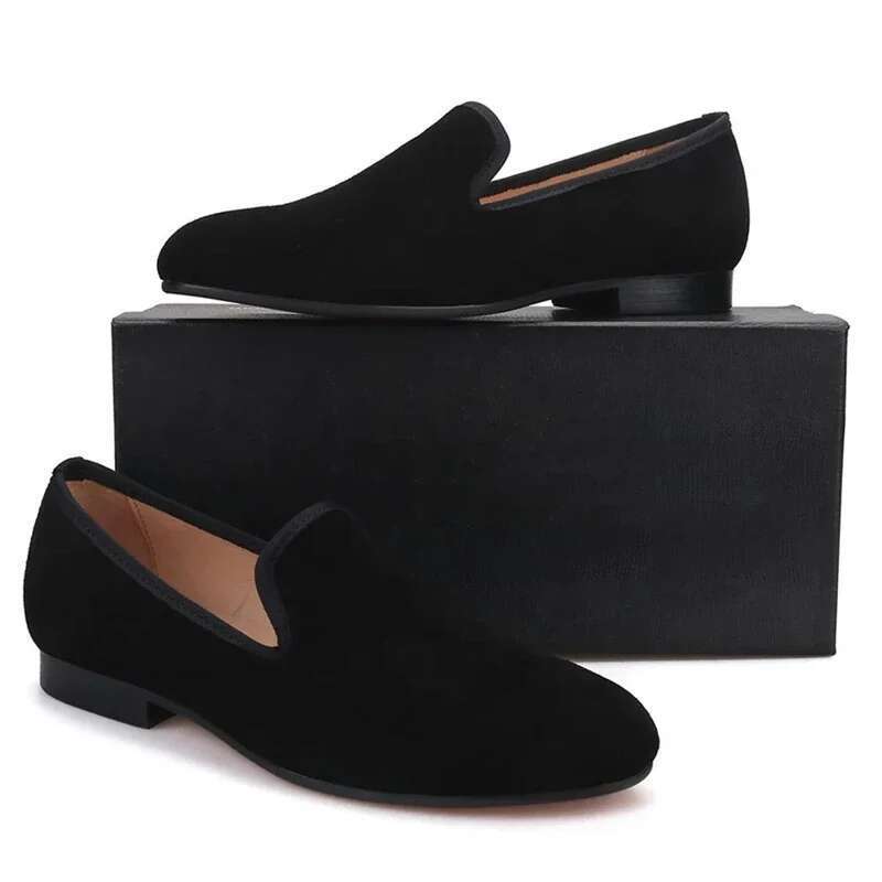 New In Red Bottom For Loafers Ck Solid Slip-On New Party Dress Size 38-48 Hot Men Shoes