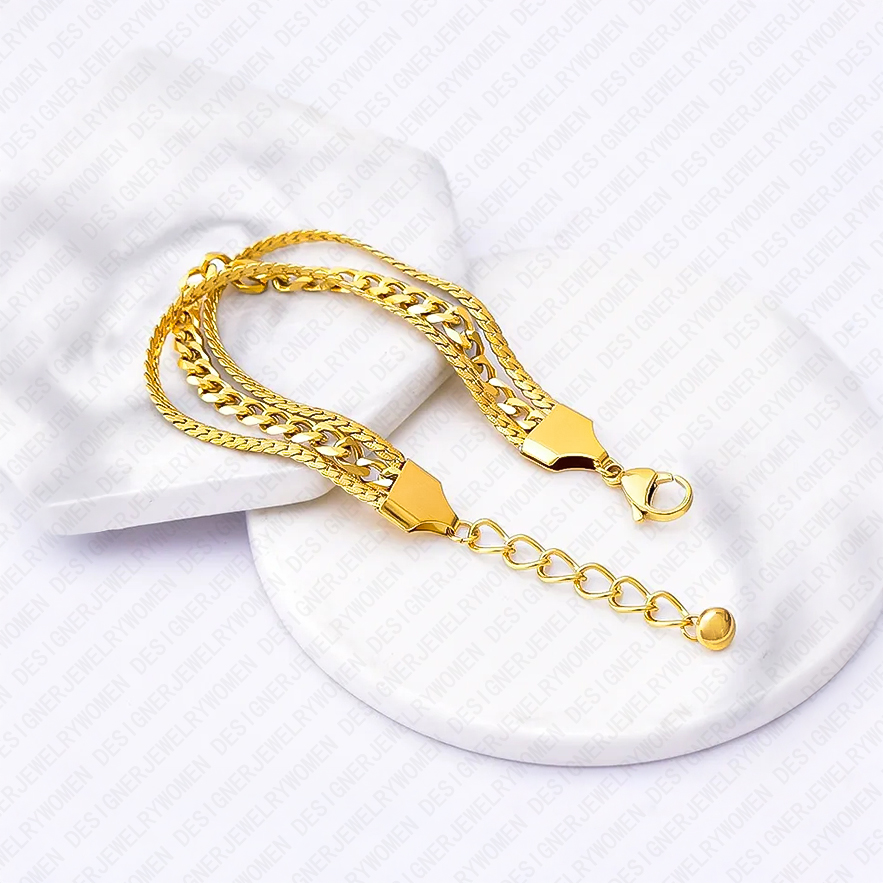 Designer Bracelet Bracelet for Women Bracelets 18K Gold Plated Bangle Stainless Steel Bangles Luxury Jewlery Designer for Women Elegant Timeless Gift 