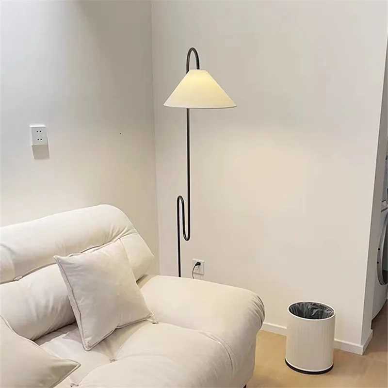 Middle Century Floor Lamp Unique Led Living Room Corner Lamp For Villa Bedroom Bedside Home Decor Simple Safa Side Reading Light M251119