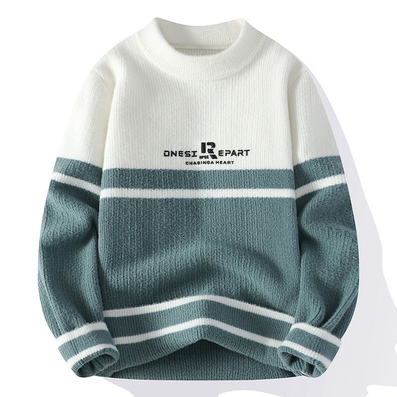 OLOEY designer sweater men Autumn Winter Men essential Sweater Vintage O Neck Mens Knitted Pullovers Loose Harajuku Mens Retro Knitting christmas Swea