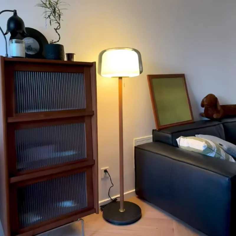 Modern Glass Floor Lamp Simple Sofa Side Decorative Lighting Living Room Bedroom Bedside Lamp LED Reading Desk Light M251119
