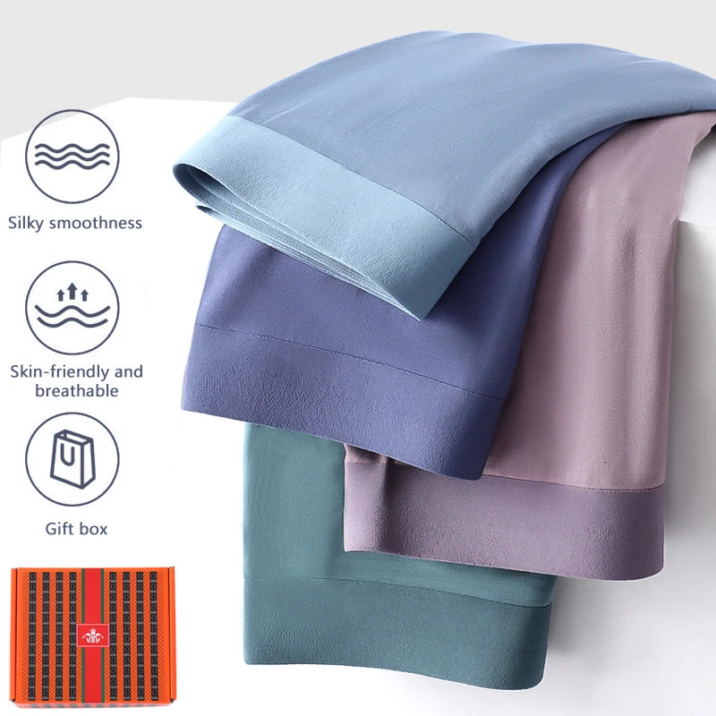 Ice Silk Man Soft Underwear Crotch Bag Enhances Super Comfort Cotton Elasticity Avoid Scratches Eczema 250417