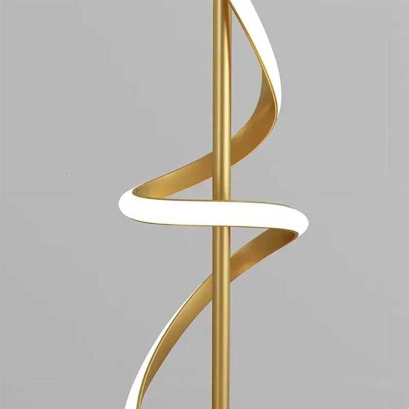 Modern Nordic Rotate Design Aluminum Material Floor Lamps Dimmable For Living Dining Room Bedroom Sofa Simple Stair Home M251119