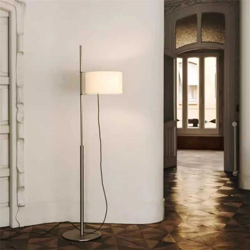Wabi sabi Floor Lamp Designer danish fabric Liftable wood lamp office Coffee Table reading lamp retro office Study Vertical Lamp M251119