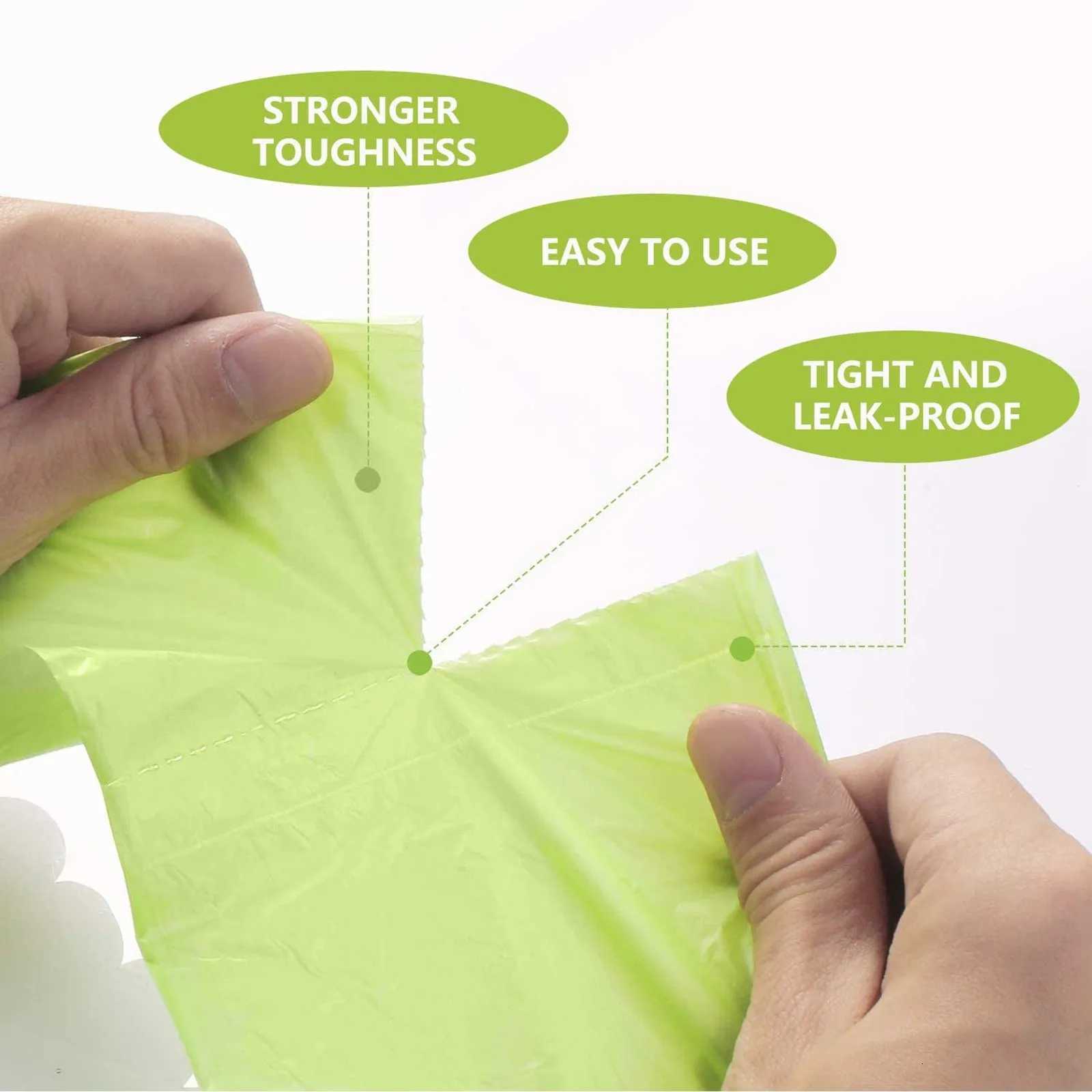 Disposable Biodegradable Compostable Trash Bags Recycling Unscented Tall Kitchen Trash Bags for Kitchen Yard LawnOffice C251119