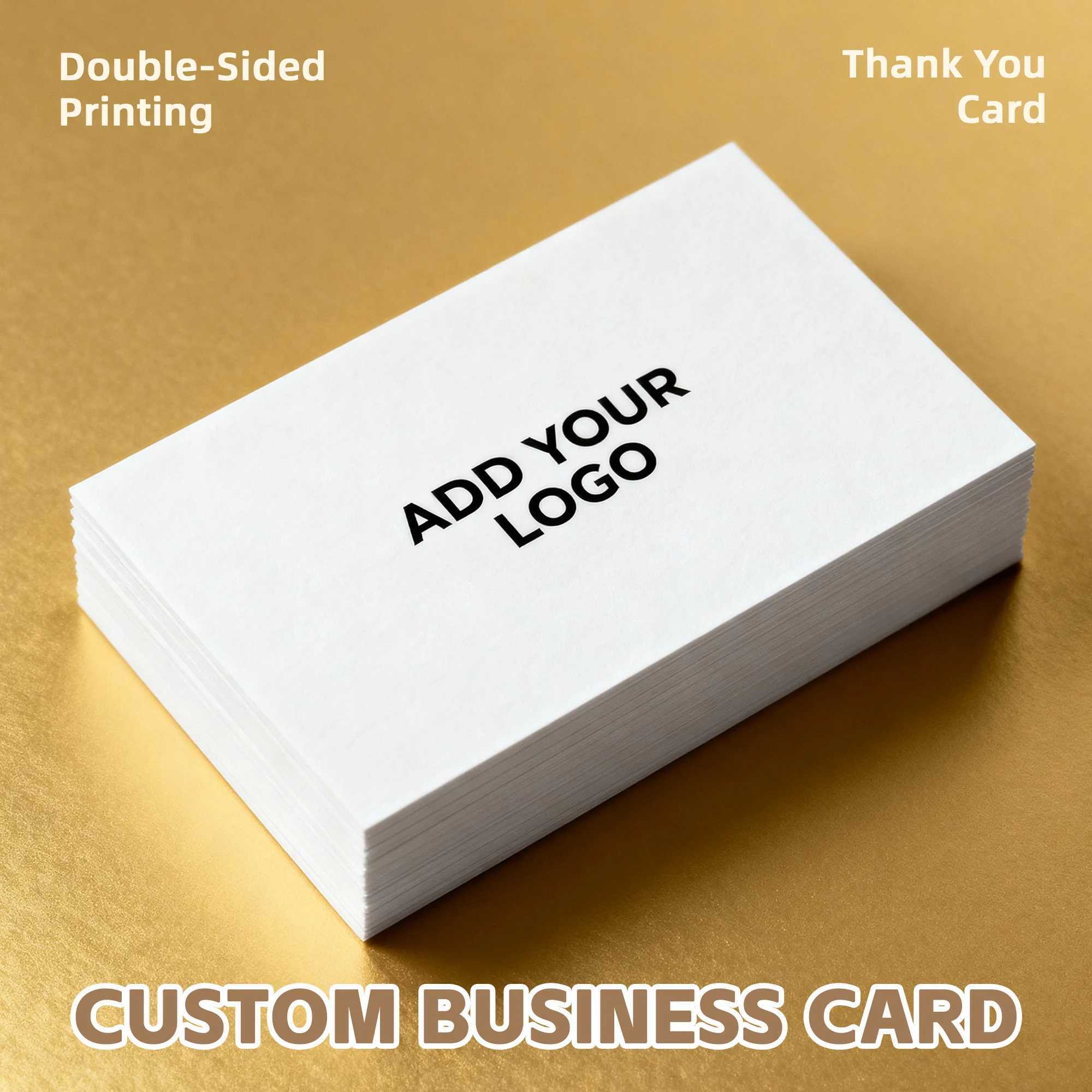 Custom Business Cards with Pictures Personalized Business Cards 50-500Pcs Thank You Cards for Wedding Invitations Postcards G251119