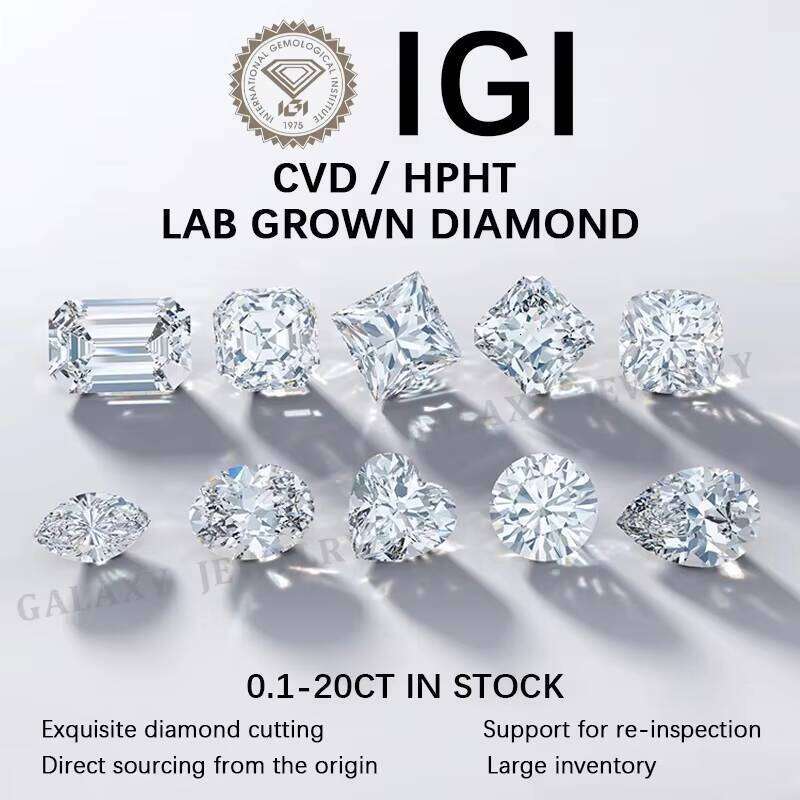 Jewelry Synthetic Chain Lab Grown Tennis Bracelet With IGI Certificate
