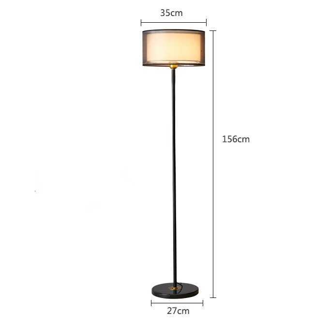 Nordic Led Floor Lamp Simple Modern Home Deco Bedroom Bedside Ligths for Living Room Sofa Remote Control Vertical Lamp M251119
