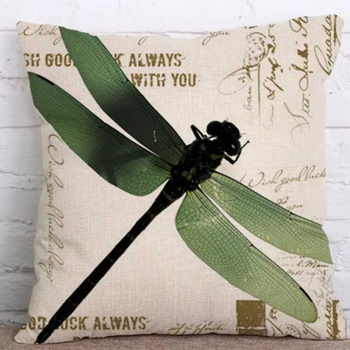 Retro butterfly in oil painting throw covers with digital printing of short plush fabric Car-shaped sofa cushionM251119