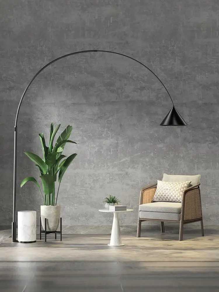 Modern Marble Floor Lamp Sofa Side Standing Lights Fishing Light Bedroom Bedside Lamp LED Room Decoration Villa Lighting Fixture M251119