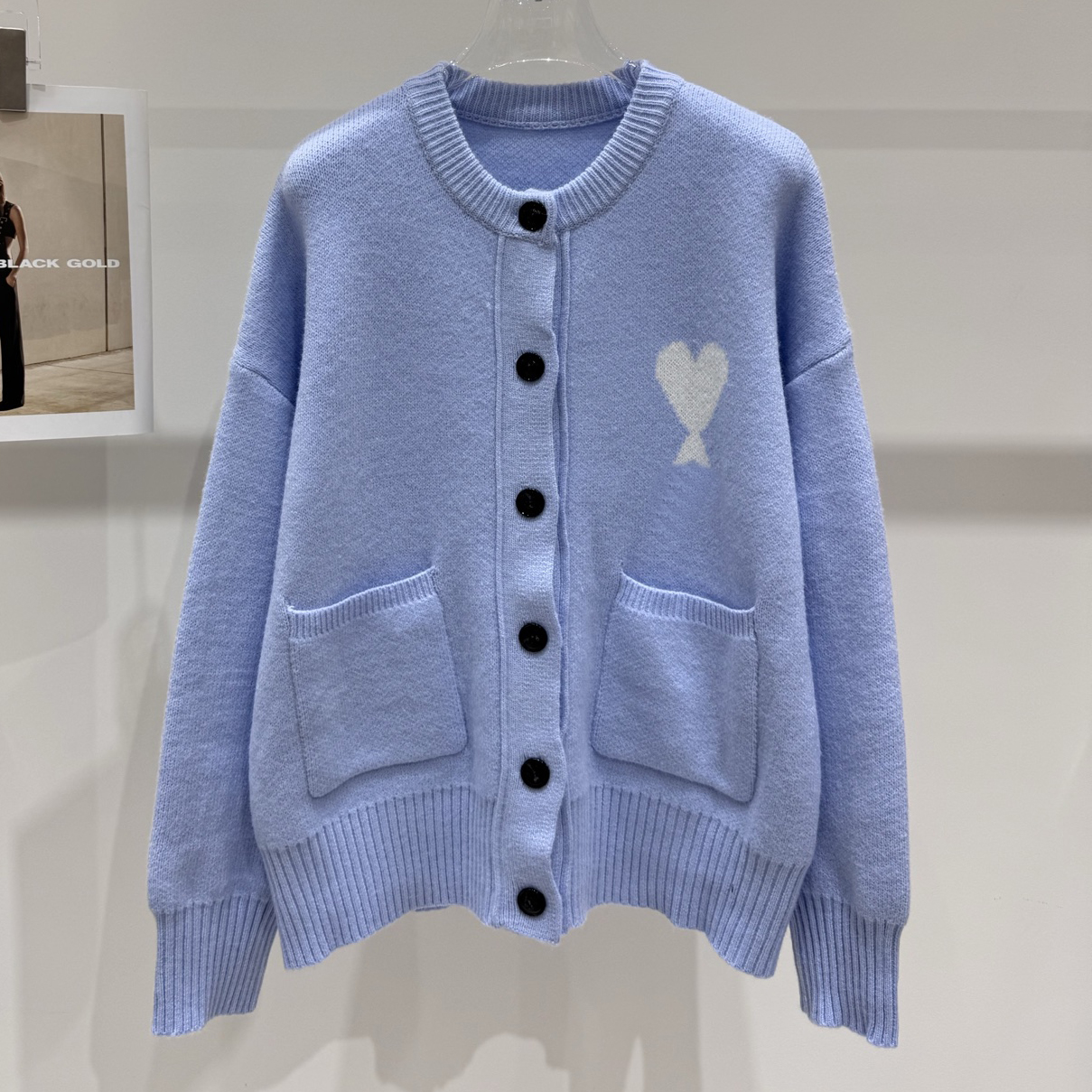 Classic Designer Woman Cardigan Knitted Sweater Pullover Fashion Round Neck Sweaters Cashmere Top Wool Coats Luxury Loose Causal Cardigans