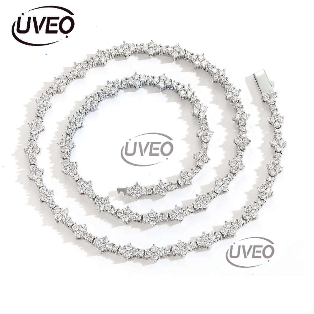 Luxury men's and women's Hip Hop Ice Boutique Jewelry Lab Diamond S925 Silver Vvs Tennis Chain Necklace bracelet Free delivery