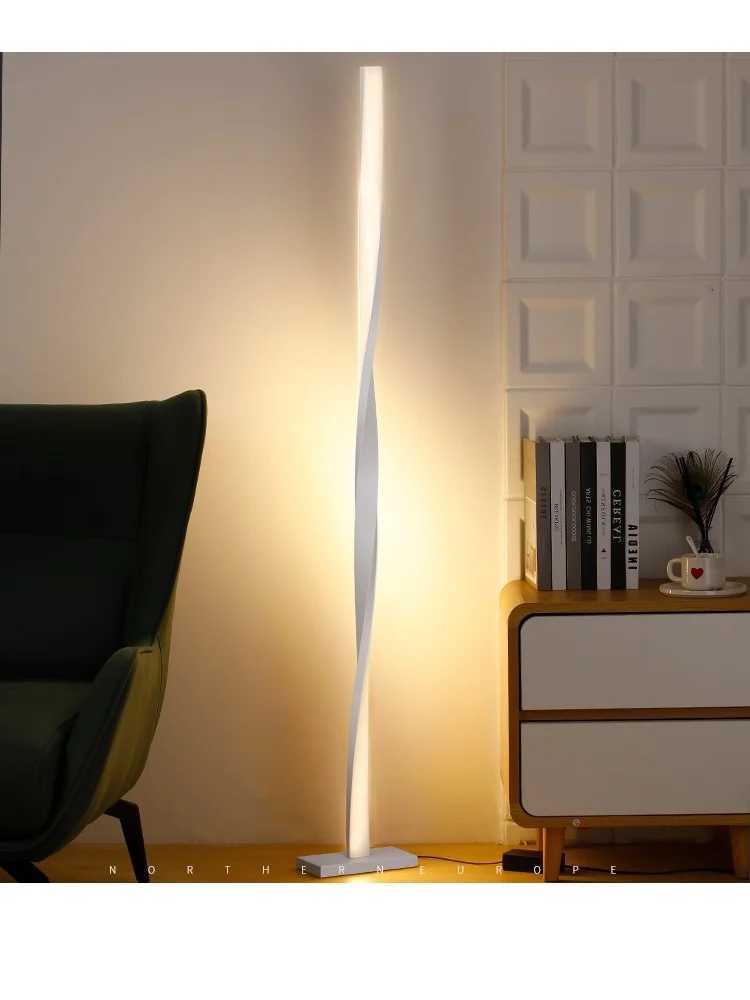 Floor standing ambient light ins style LED minimalist modern bedroom study bedside lamp reading sofa floor lamp living room M251119