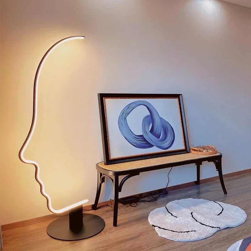 SANDYHA Modern LED Floor Lamp Lights Home Decor Restaurant Hotel Living Dining Room Bedroom Study Lighting Sofa Lamps M251119