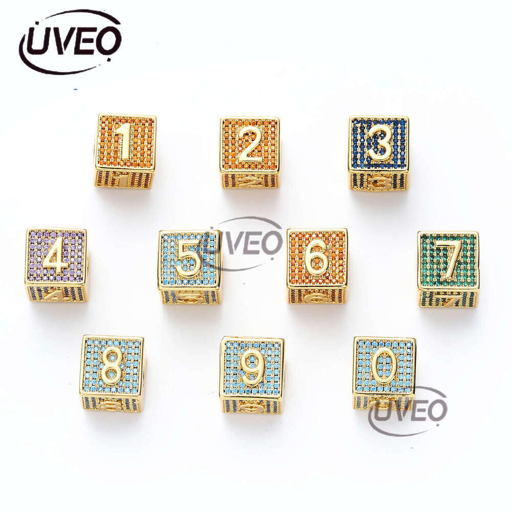 Dice Block 26 English letter pendant with square all ice out VVS Moissanite free combo Hip Hop men women Free delivery