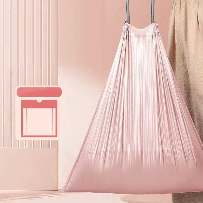 Drawstring Small Trash Bags 4 Gallon Thicken Drawstring Small Garbage Bags for Kitchen Bathroom Bedroom Home Office Trash C251119