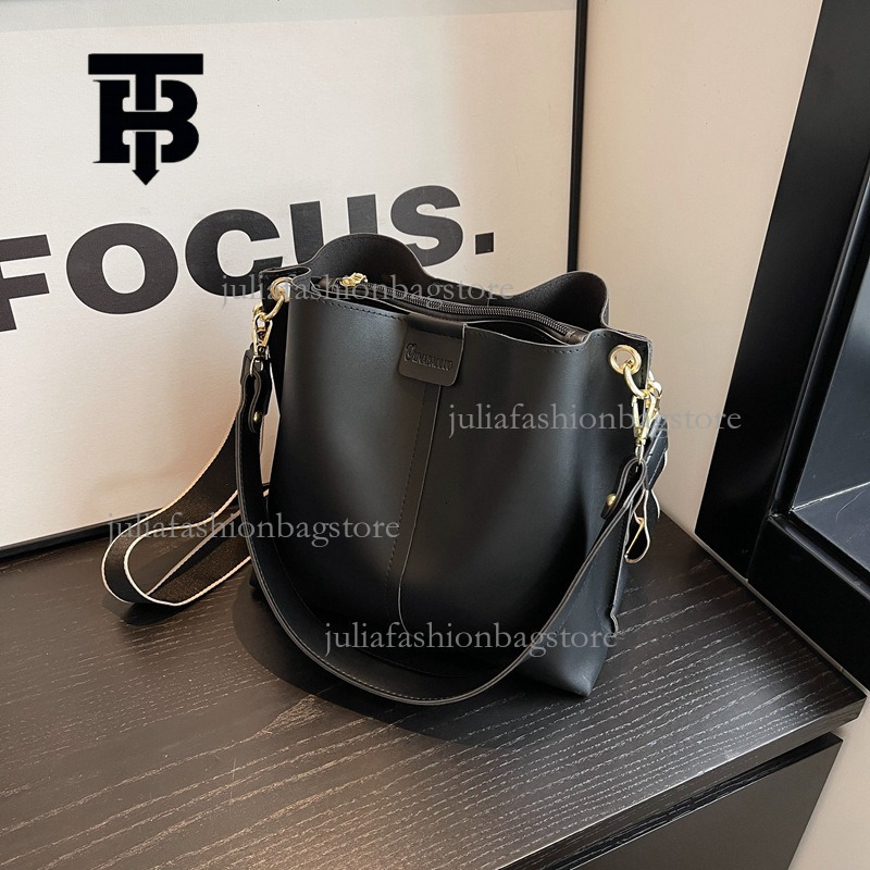 TB BHULAMTE Designer Women's Large Capacity Bucket Bag New Retro Fashion Single Shoulder Crossbody Bag Fashion Brand Luxury Handbag Versatile Sho