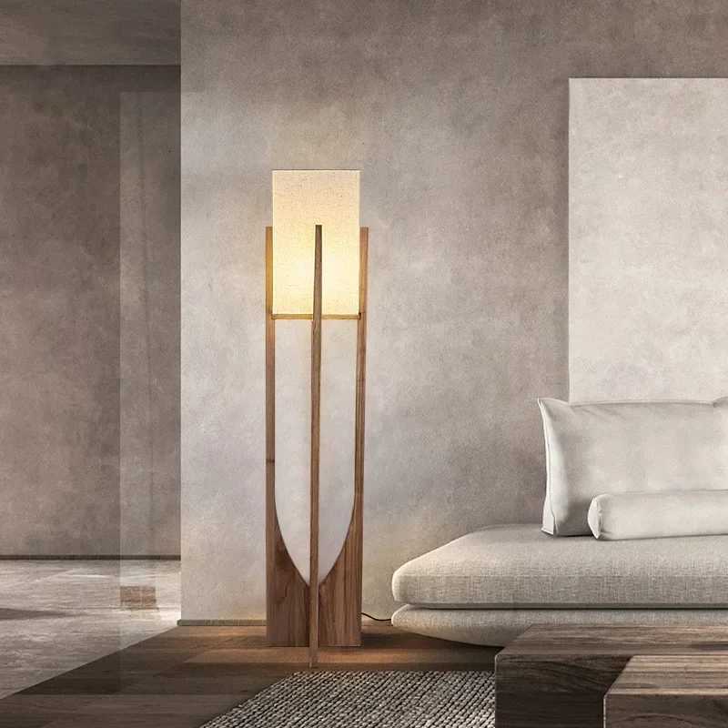 Nordic Wooden LED Floor Lamp for Living Dining Room Coffee Tables Bedroom Bedside Lamp Home Decor Lusters Luminaires M251119