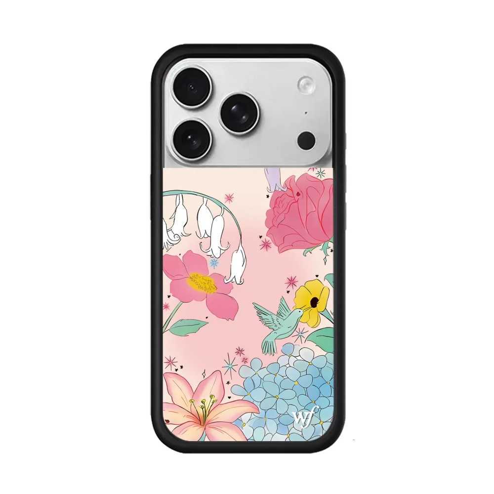 New Wildflower INS I Me Phone Case for iPhone 17 Pro 16 15 14 13 12 Pro Max Plus 17 Pro Max 3D WF Angel Wing Cute Cover Y251118