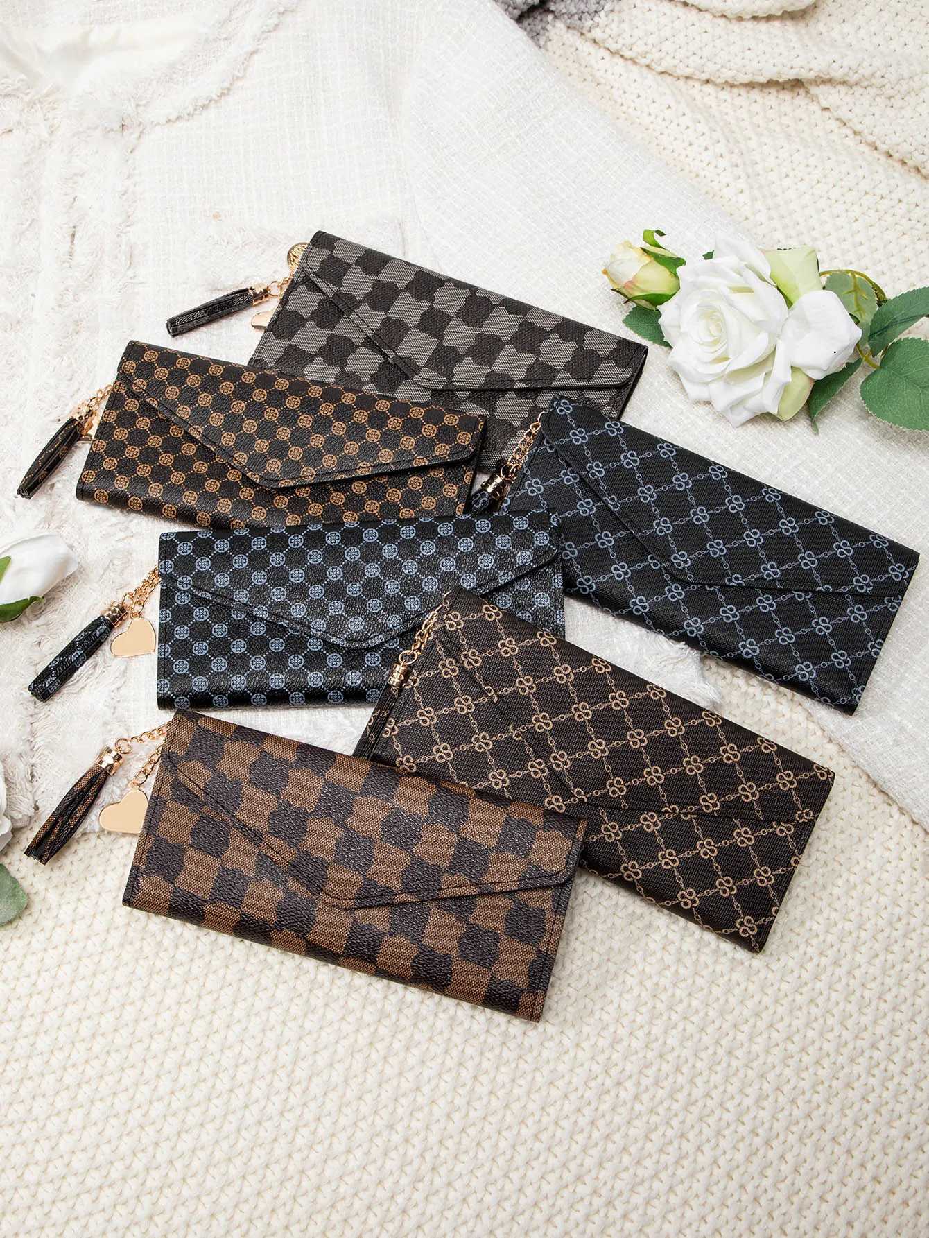 Ladies retro card holder wallet new print pu leather long wallet fashionable portable ultra-thin ladies clutch coin purseW251119