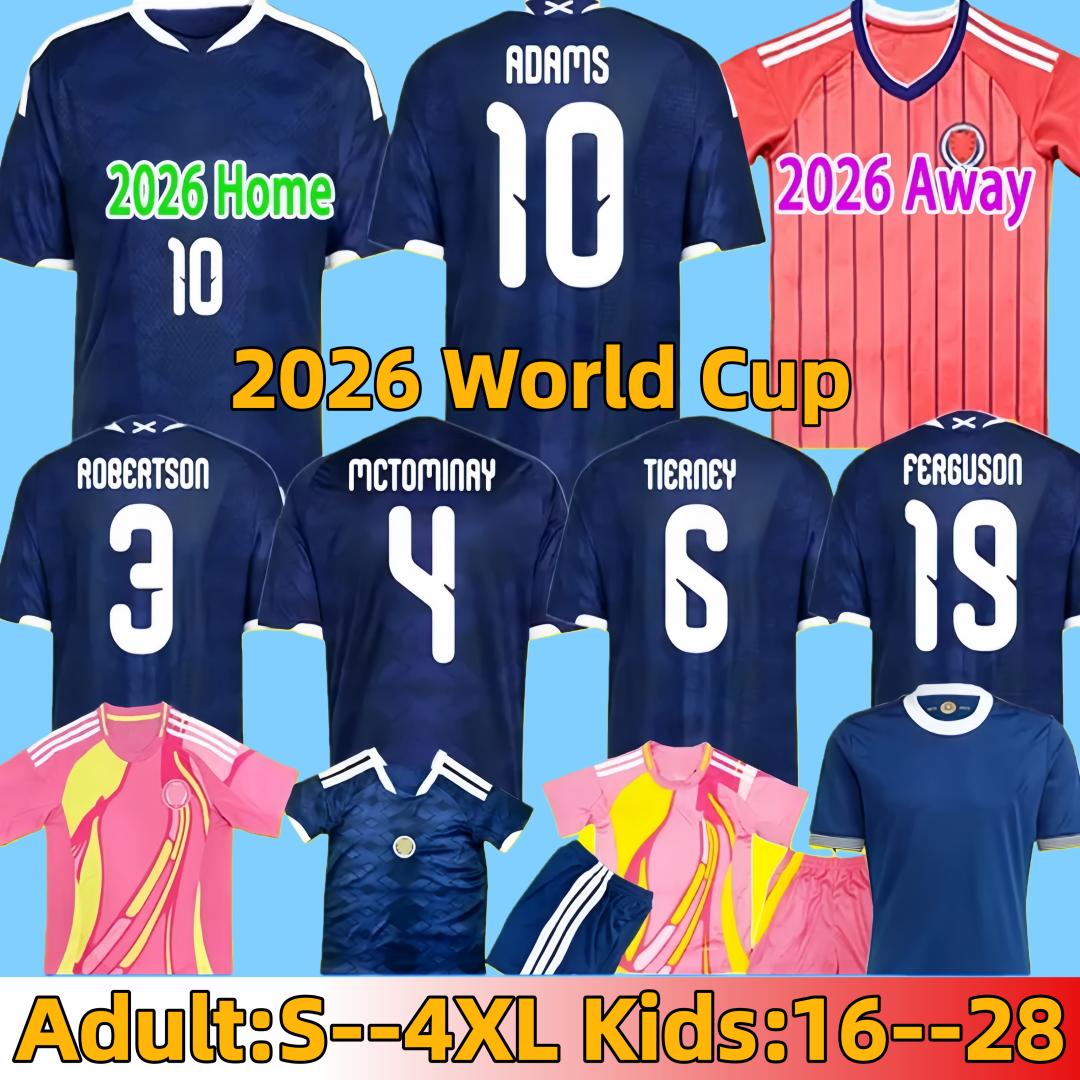2026 Scotland World Cup s football shirt Soccer Jerseys ROBERTSON McTominay McGREGOR SHANKLAND MCGREGOR Homemaillot goalkeeper men kids kits unifrom Training