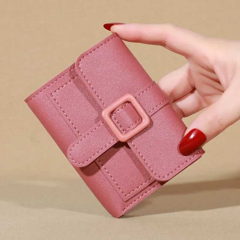 Women Short Wallet Small Fashion Luxury Brand Leather Purse Ladies Card Bag For Women Clutch Female Purse Money Clip Wallet 2024T251119