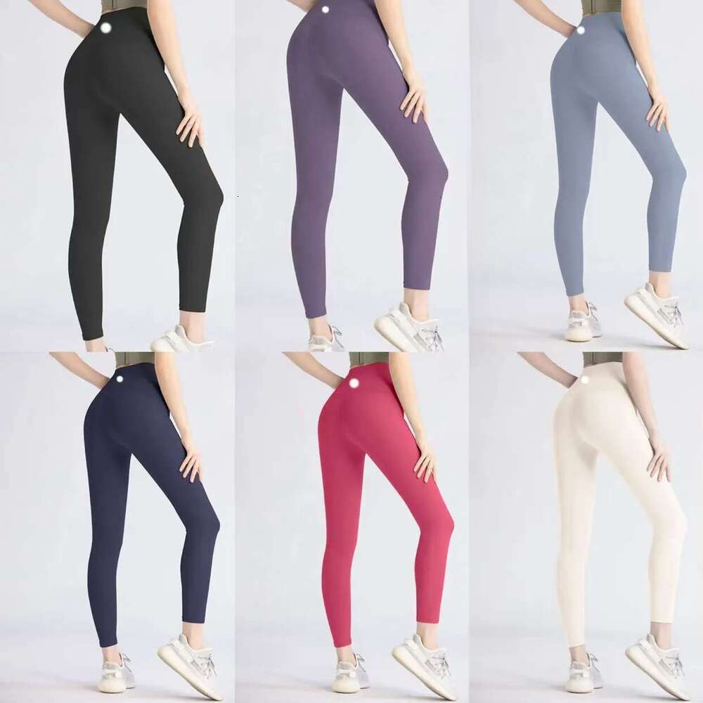 Women Yoga legging Lycra High Waist Yoga Leggings Women lemonize defines jackets sets Soft Align Elastic T-shaped Sports lemonize Pants alosetly women clothes