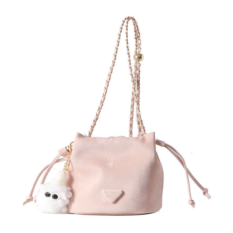 This year's popular small for women in 2025, new high-end and niche chain crossbody bag, single shoulder bucket bag