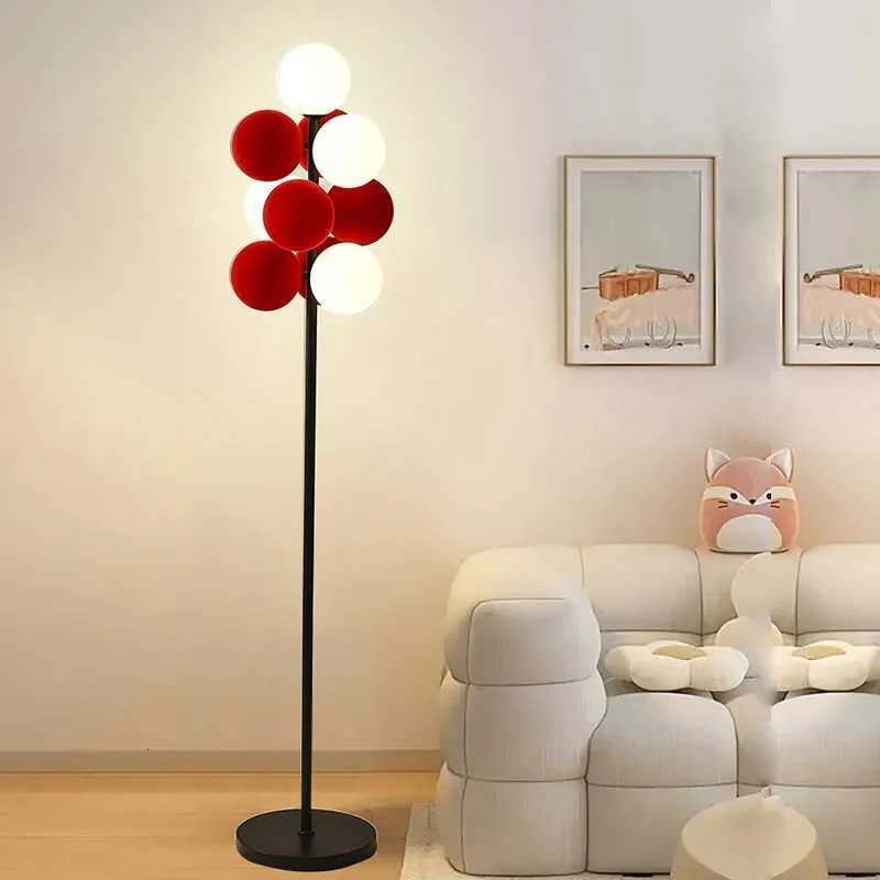 LED Color Floor Lamp Living Room Bedroom Tea Table Modern Home Decoration Red Stand Light G9 M251119