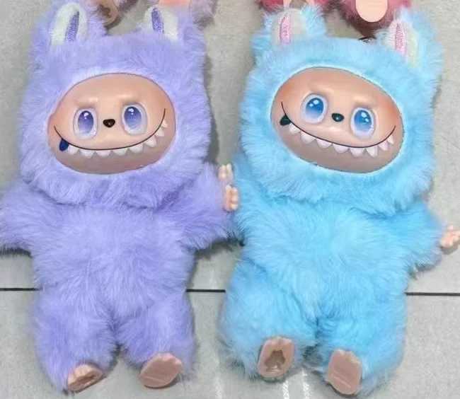 Labubu Monster V3 Series Blind Teddy Vinyl Toys Animated Characters Mysterious Surprise Box Keychain Children Free shipping