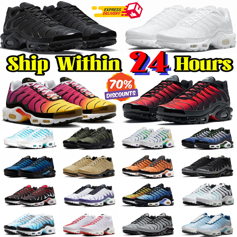 tn running shoes designer sneakers tnss Triple Black White Unity Greedy Hyper Blue mens trainers women outdoor sports sneaker men sports Size 40-46