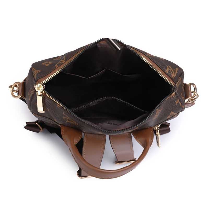 Women Large Capacity Backpack Purses High Quality Leather Female Vintage Bag School Bags Travel Bagpack Ladies Bookbag RucksackW251119