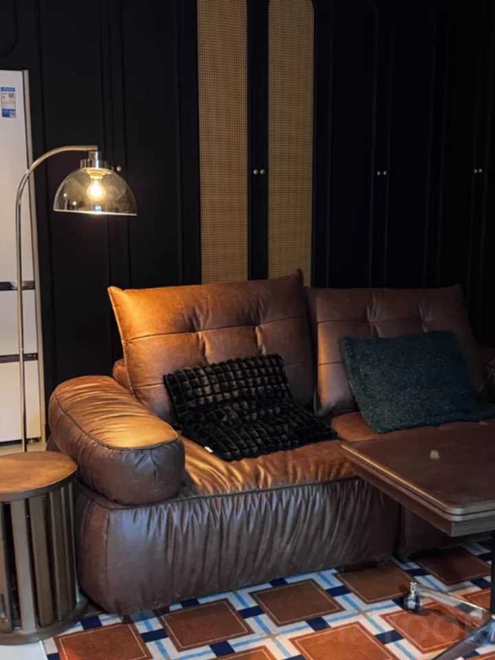 Mirror Floor Lamp Living Room Atmosphere Lamp Bedroom Bedside Lamp Sofa Side Standing Lamp LED Glass Decorative Standing Light M251119