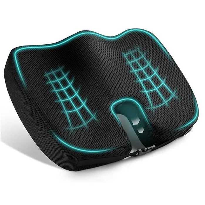 Seat Cushions for Office ChairsMemory Foam Coccyx Cushion Pads for Tailbone PainSciatica Correct Sitting PostureM251119