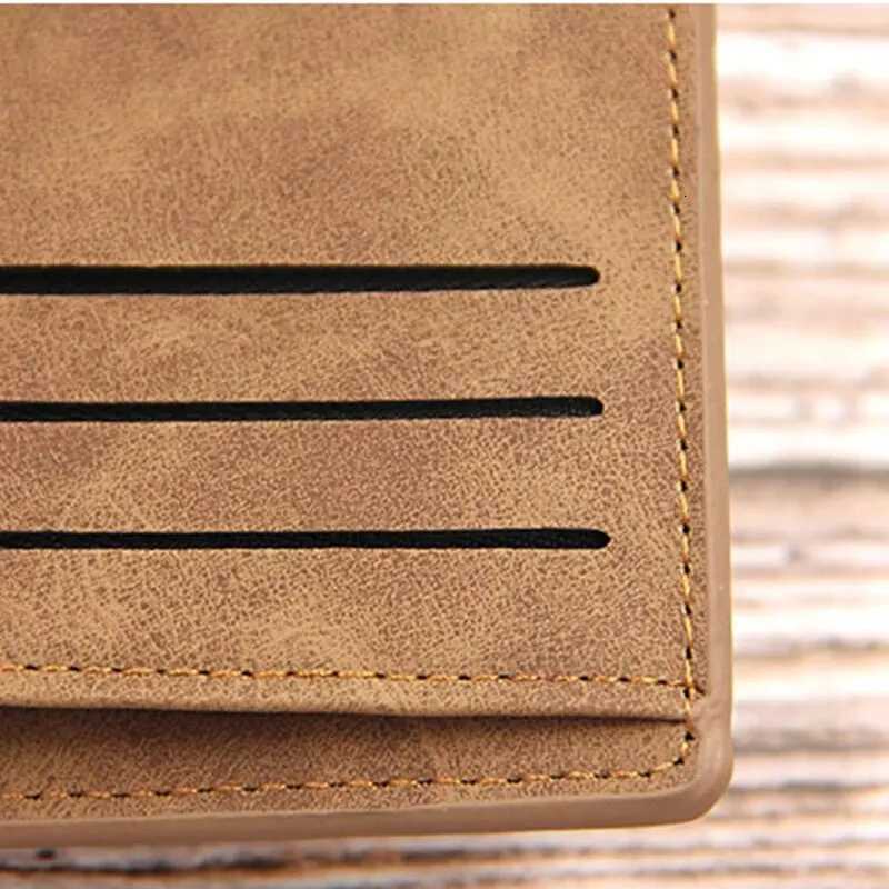 Mens Matte Retro Multifunctional Wallet Simple and Short Wallet Large Capacity Multi Card Slot WalletT251119