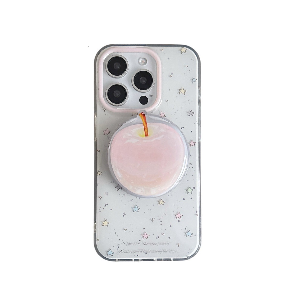 Colorful Star Magnetic Phone Case Compatible with iPhone 17/16/15 Pro Cartoon Stand Shockproof Protective Case iPhone 14/13