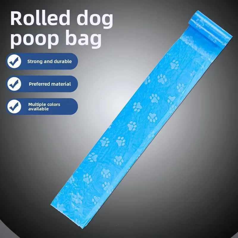 Litter Outdoor Home Clean Pet Poop Bag Solid Color Printed Pet Garbage Bag Clean Poop Bag Dog Walking Portable Poop Bag For Dogs C251119