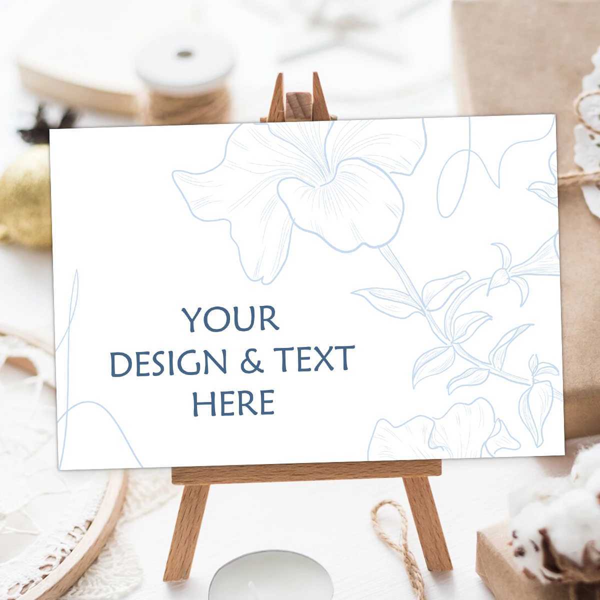 50pcs Custom 10x15cm Printed PostcardsPersonalized Image For GreetingInvitation CardDiy ArtBusinessWeddingPartyPhoto Card G251119