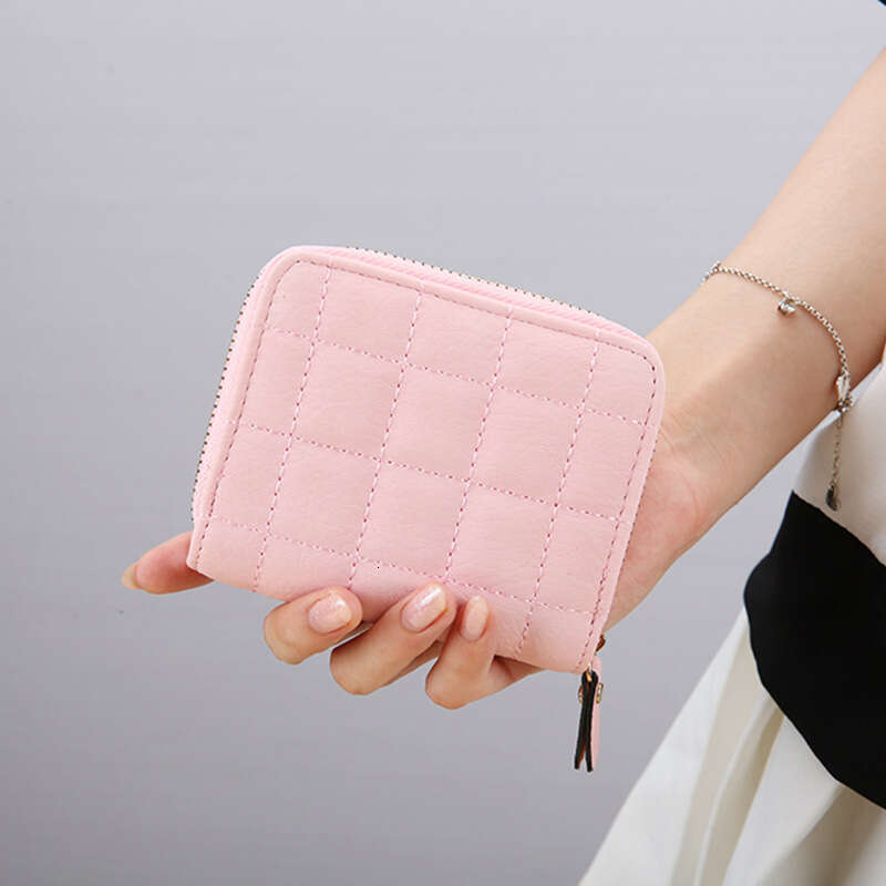 Mini Fashion Versatile Small Wallet Women's Bag Short Zipper Cute Change Student Embroidery